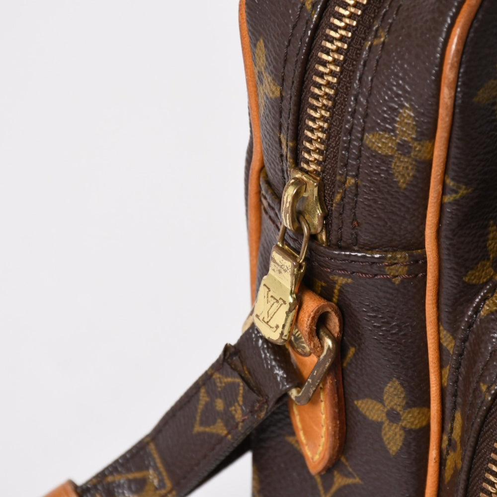 LOUIS VUITTON ルイヴィトン アマゾン ショルダーバッグ M45236 モノグラム PVC レザー ブラウン 美品 中古 4a005671