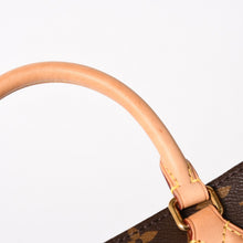 将图片加载到图库查看器，極美品 LOUIS VUITTON ルイヴィトン サックプラBB ハンドバッグ M46265 モノグラム ショルダーバッグ 2WAY PVC レザー ブラウン ゴールド金具 中古 4a005632