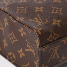 将图片加载到图库查看器，極美品 LOUIS VUITTON ルイヴィトン サックプラBB ハンドバッグ M46265 モノグラム ショルダーバッグ 2WAY PVC レザー ブラウン ゴールド金具 中古 4a005632