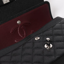 将图片加载到图库查看器，新品同様 CHANEL シャネル マトラッセ23 Wフラップ Wチェーンショルダーバッグ ランダム番台 ココマーク キャビアスキン ブラック 中古 4a005676