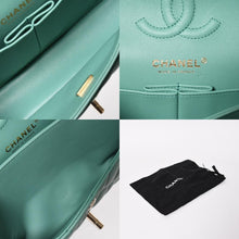 画像をギャラリービューアに読み込む, 新品同様 CHANEL シャネル マトラッセ23 Wフラップ Wチェーンショルダーバッグ A01113 ランダム番台 ココマーク ラムスキン ミントグリーン 中古 4a005675