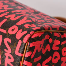 Load image into Gallery viewer, 極美品 LOUIS VUITTON ルイヴィトン モノグラム グラフィティ スピーディ30 ハンドバッグ M93704 ブラウン ピンク ゴールド金具 中古 4a005658