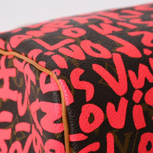 Load image into Gallery viewer, 極美品 LOUIS VUITTON ルイヴィトン モノグラム グラフィティ スピーディ30 ハンドバッグ M93704 ブラウン ピンク ゴールド金具 中古 4a005658