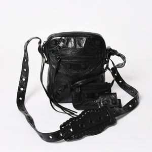 Like new BALENCIAGA Le Cagole Shoulder Bag Black Black 719065 Current Used 4a005682