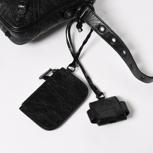 Like new BALENCIAGA Le Cagole Shoulder Bag Black Black 719065 Current Used 4a005682