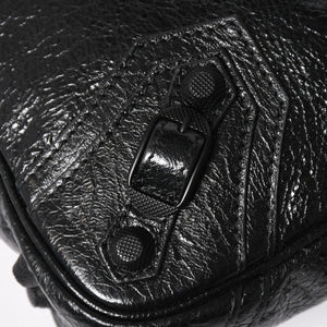 Like new BALENCIAGA Le Cagole Shoulder Bag Black Black 719065 Current Used 4a005682