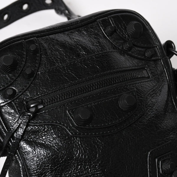 Like new BALENCIAGA Le Cagole Shoulder Bag Black Black 719065 Current Used 4a005682
