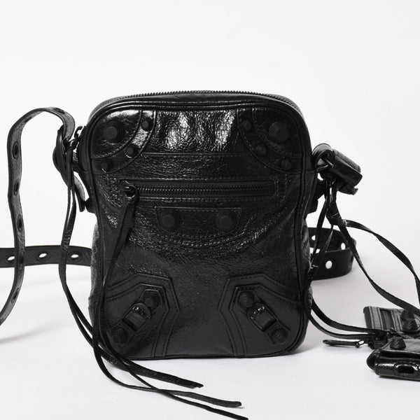 Like new BALENCIAGA Le Cagole Shoulder Bag Black Black 719065 Current Used 4a005682