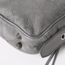 将图片加载到图库查看器，BALENCIAGA バレンシアガ ル・カゴール ショルダーバッグ グレー レザー 719065 シルバー金具 美品 中古 4a005476