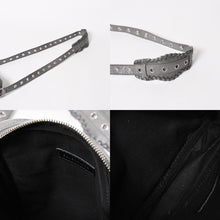 将图片加载到图库查看器，BALENCIAGA バレンシアガ ル・カゴール ショルダーバッグ グレー レザー 719065 シルバー金具 美品 中古 4a005476