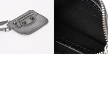 将图片加载到图库查看器，BALENCIAGA バレンシアガ ル・カゴール ショルダーバッグ グレー レザー 719065 シルバー金具 美品 中古 4a005476