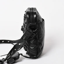 画像をギャラリービューアに読み込む, 新品同様 BALENCIAGA バレンシアガ ル カゴール ショルダーバッグ ブラック ブラック 719065 現行 中古 4a005682