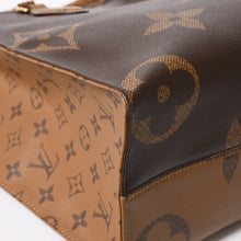 将图片加载到图库查看器，新品同様品 LOUIS VUITTON ルイヴィトン モノグラム ジャイアント リバース オンザゴーMM トートバッグ M45321 ブラウン 中古 4a005471