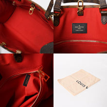 将图片加载到图库查看器，新品同様品 LOUIS VUITTON ルイヴィトン モノグラム ジャイアント リバース オンザゴーMM トートバッグ M45321 ブラウン 中古 4a005471