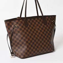 将图片加载到图库查看器，極美品 LOUIS VUITTON ルイヴィトン ネヴァーフル MM トートバッグ N40599 ダミエ エベヌ キャンバス レザー 中古 4a005644