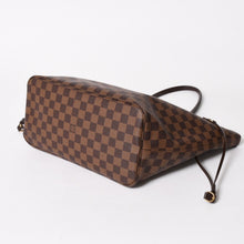 将图片加载到图库查看器，極美品 LOUIS VUITTON ルイヴィトン ネヴァーフル MM トートバッグ N40599 ダミエ エベヌ キャンバス レザー 中古 4a005644