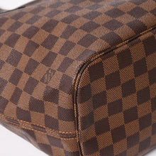 将图片加载到图库查看器，極美品 LOUIS VUITTON ルイヴィトン ネヴァーフル MM トートバッグ N40599 ダミエ エベヌ キャンバス レザー 中古 4a005644