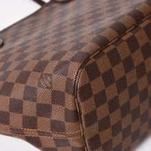 将图片加载到图库查看器，極美品 LOUIS VUITTON ルイヴィトン ネヴァーフル MM トートバッグ N40599 ダミエ エベヌ キャンバス レザー 中古 4a005644
