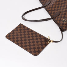将图片加载到图库查看器，極美品 LOUIS VUITTON ルイヴィトン ネヴァーフル MM トートバッグ N40599 ダミエ エベヌ キャンバス レザー 中古 4a005644