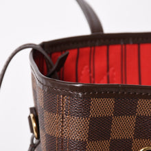 将图片加载到图库查看器，極美品 LOUIS VUITTON ルイヴィトン ネヴァーフル MM トートバッグ N40599 ダミエ エベヌ キャンバス レザー 中古 4a005644