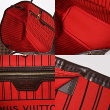 将图片加载到图库查看器，極美品 LOUIS VUITTON ルイヴィトン ネヴァーフル MM トートバッグ N40599 ダミエ エベヌ キャンバス レザー 中古 4a005644