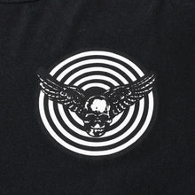 画像をギャラリービューアに読み込む, CHROME HEARTS クロムハーツ × FOTI フォティ MAHALIA マハリア 半袖Tシャツ サイズM シェブロン ブラック 美品 中古 4a005690