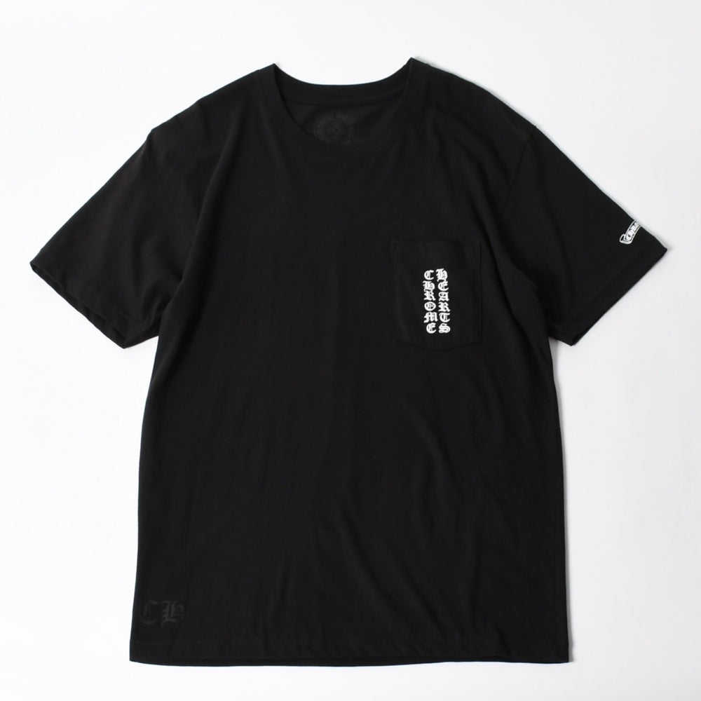 CHROME HEARTS Osaka Limited Logo Pocket T-shirt Short Sleeve 97729 Cotton Black Size L Good Condition Used 4a005549