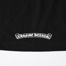 Load image into Gallery viewer, CHROME HEARTS クロムハーツ 大阪限定 ロゴ ポケットTシャツ 半袖 97729 コットン ブラック サイズL 美品 中古 4a005549