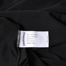 Load image into Gallery viewer, CHROME HEARTS クロムハーツ 大阪限定 ロゴ ポケットTシャツ 半袖 97729 コットン ブラック サイズL 美品 中古 4a005549