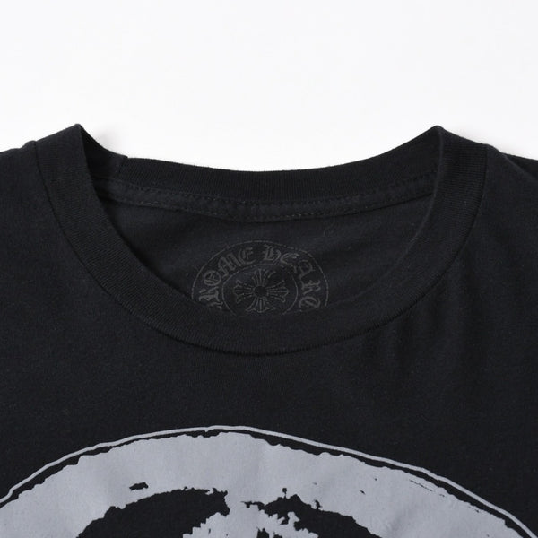 新品同様 CHROME HEARTS クロムハーツ × FOTTI フォティ DELPHINO デルフィーノ 半袖Tシャツ サイズL ブラック 中古 4a005693