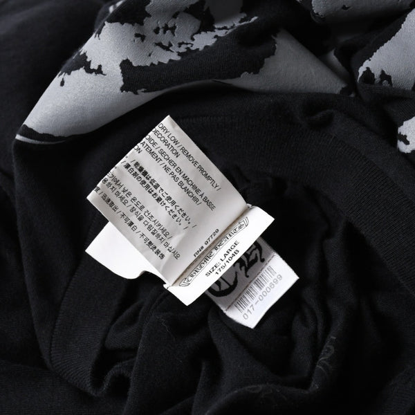 新品同様 CHROME HEARTS クロムハーツ × FOTTI フォティ DELPHINO デルフィーノ 半袖Tシャツ サイズL ブラック 中古 4a005693