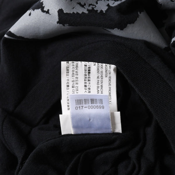 新品同様 CHROME HEARTS クロムハーツ × FOTTI フォティ DELPHINO デルフィーノ 半袖Tシャツ サイズL ブラック 中古 4a005693