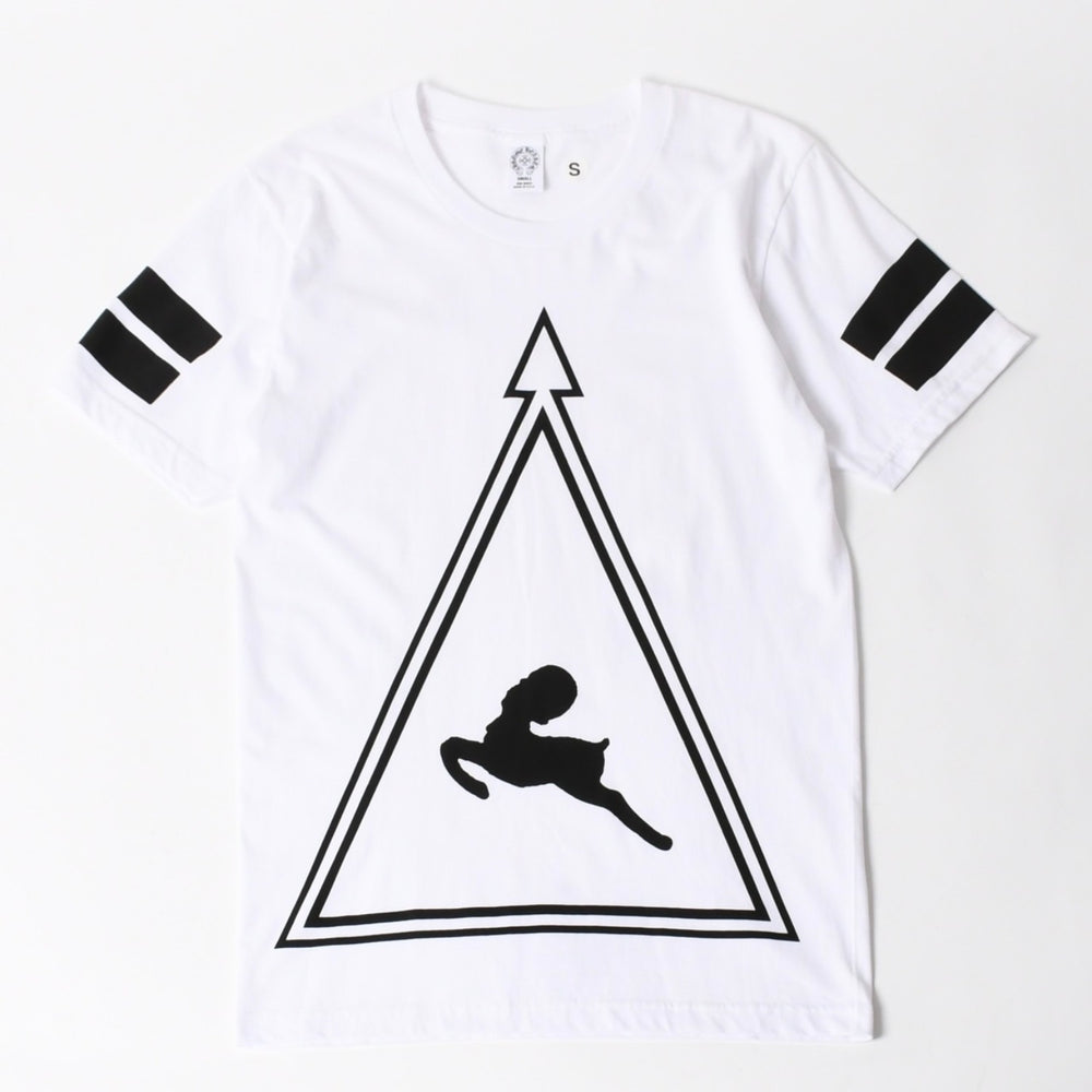 New and unused CHROME HEARTS × FOTTI CLITZEN Short sleeve T-shirt Size S White Used 4a005694