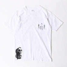 画像をギャラリービューアに読み込む, CHROME HEARTS クロムハーツ × FOTTI フォティ 半袖Tシャツ サイズS マルチプリント ホワイト ブラック 美品 中古 4a005696