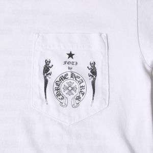 CHROME HEARTS クロムハーツ × FOTTI フォティ 半袖Tシャツ サイズS マルチプリント ホワイト ブラック 美品 中古 4a005696