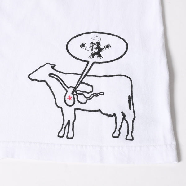 CHROME HEARTS クロムハーツ × FOTTI フォティ 半袖Tシャツ サイズS マルチプリント ホワイト ブラック 美品 中古 4a005696