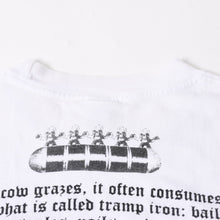 画像をギャラリービューアに読み込む, CHROME HEARTS クロムハーツ × FOTTI フォティ 半袖Tシャツ サイズS マルチプリント ホワイト ブラック 美品 中古 4a005696