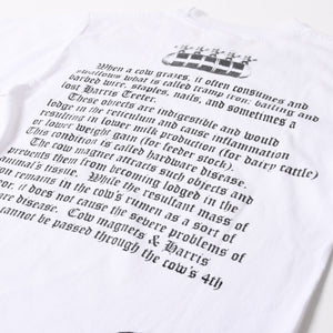 CHROME HEARTS クロムハーツ × FOTTI フォティ 半袖Tシャツ サイズS マルチプリント ホワイト ブラック 美品 中古 4a005696