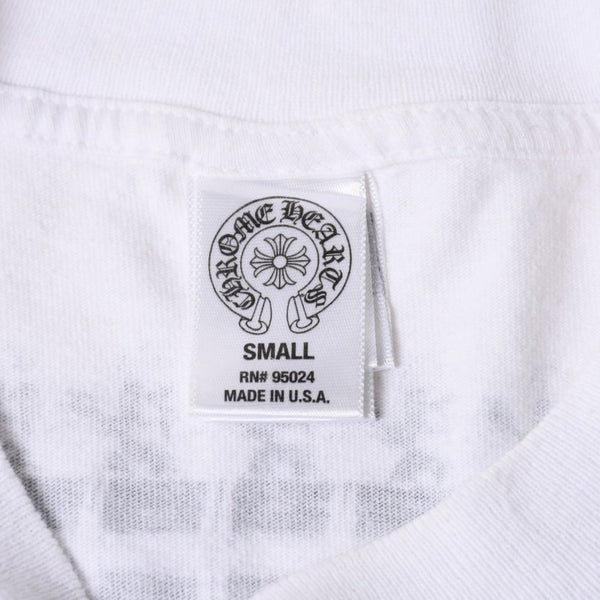 CHROME HEARTS クロムハーツ × FOTTI フォティ 半袖Tシャツ サイズS マルチプリント ホワイト ブラック 美品 中古 4a005696