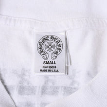 画像をギャラリービューアに読み込む, CHROME HEARTS クロムハーツ × FOTTI フォティ 半袖Tシャツ サイズS マルチプリント ホワイト ブラック 美品 中古 4a005696