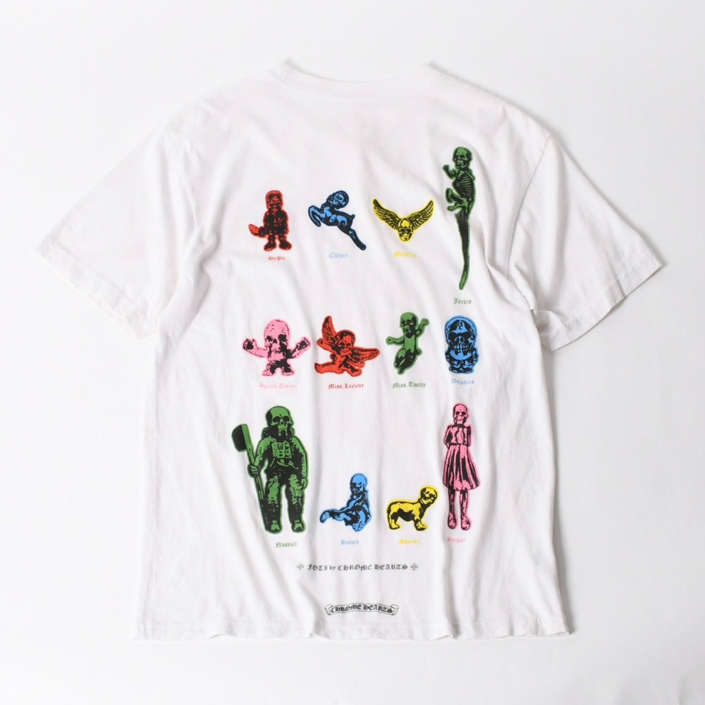 CHROME HEARTS × FOTTI Short sleeve T-shirt Size L Character White Multicolor Good Condition Used 4a005698