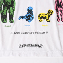 画像をギャラリービューアに読み込む, CHROME HEARTS クロムハーツ × FOTTI フォティ 半袖Tシャツ サイズL キャラクター ホワイト マルチカラー 美品 中古 4a005698