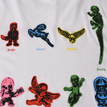 画像をギャラリービューアに読み込む, CHROME HEARTS クロムハーツ × FOTTI フォティ 半袖Tシャツ サイズL キャラクター ホワイト マルチカラー 美品 中古 4a005698