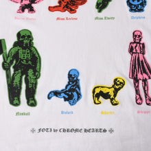 画像をギャラリービューアに読み込む, CHROME HEARTS クロムハーツ × FOTTI フォティ 半袖Tシャツ サイズL キャラクター ホワイト マルチカラー 美品 中古 4a005698