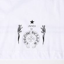 画像をギャラリービューアに読み込む, 新品未使用 CHROME HEARTS クロムハーツ × FOTTI フォティ CLITZEN クリッツェン 半袖Tシャツ サイズS ホワイト 中古 4a005694