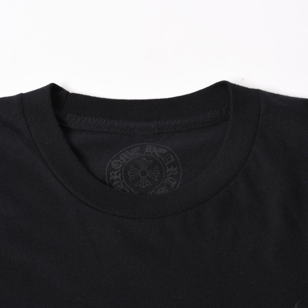 新品同様 CHROME HEARTS クロムハーツ × FOTI フォティ JARVIS ジャービス 半袖Tシャツ サイズS ブラック 中古 4a005695