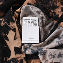 将图片加载到图库查看器，新品未使用品 CHROME HEARTS クロムハーツ セミタリークロス総柄 メッシュ レース フレアロングパンツ シアーロングパンツ サイズXS ブラック ブラウン 中古 4a005762