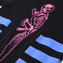 将图片加载到图库查看器，新品同様 CHROME HEARTS クロムハーツ × FOTI フォティ JARVIS ジャービス 半袖Tシャツ サイズS ブラック ピンク ブルー 中古 4a005699