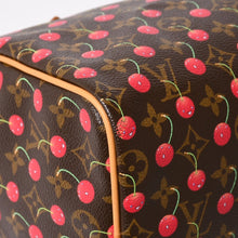 将图片加载到图库查看器，LOUIS VUITTON ルイヴィトン スピーディ25 ハンドバッグ M95009 モノグラム チェリー ブラウン 村上隆 美品 中古 4a004359