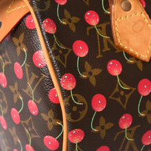 将图片加载到图库查看器，LOUIS VUITTON ルイヴィトン スピーディ25 ハンドバッグ M95009 モノグラム チェリー ブラウン 村上隆 美品 中古 4a004359